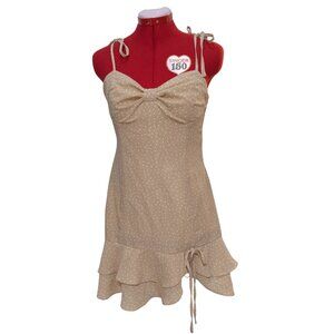 Polka Dot Ruffle Mini Dress